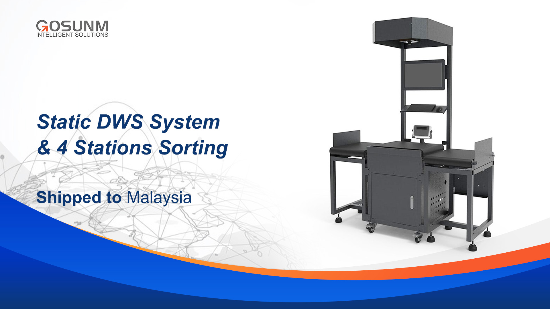Gosunm Static Dws System & 4 Stations Sorting successfully shipped to ...